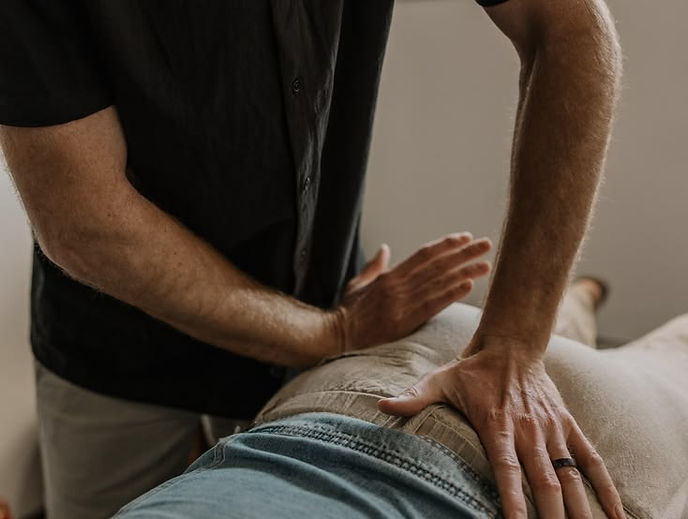 Hands-on chiropractic care for a patient’s lower back