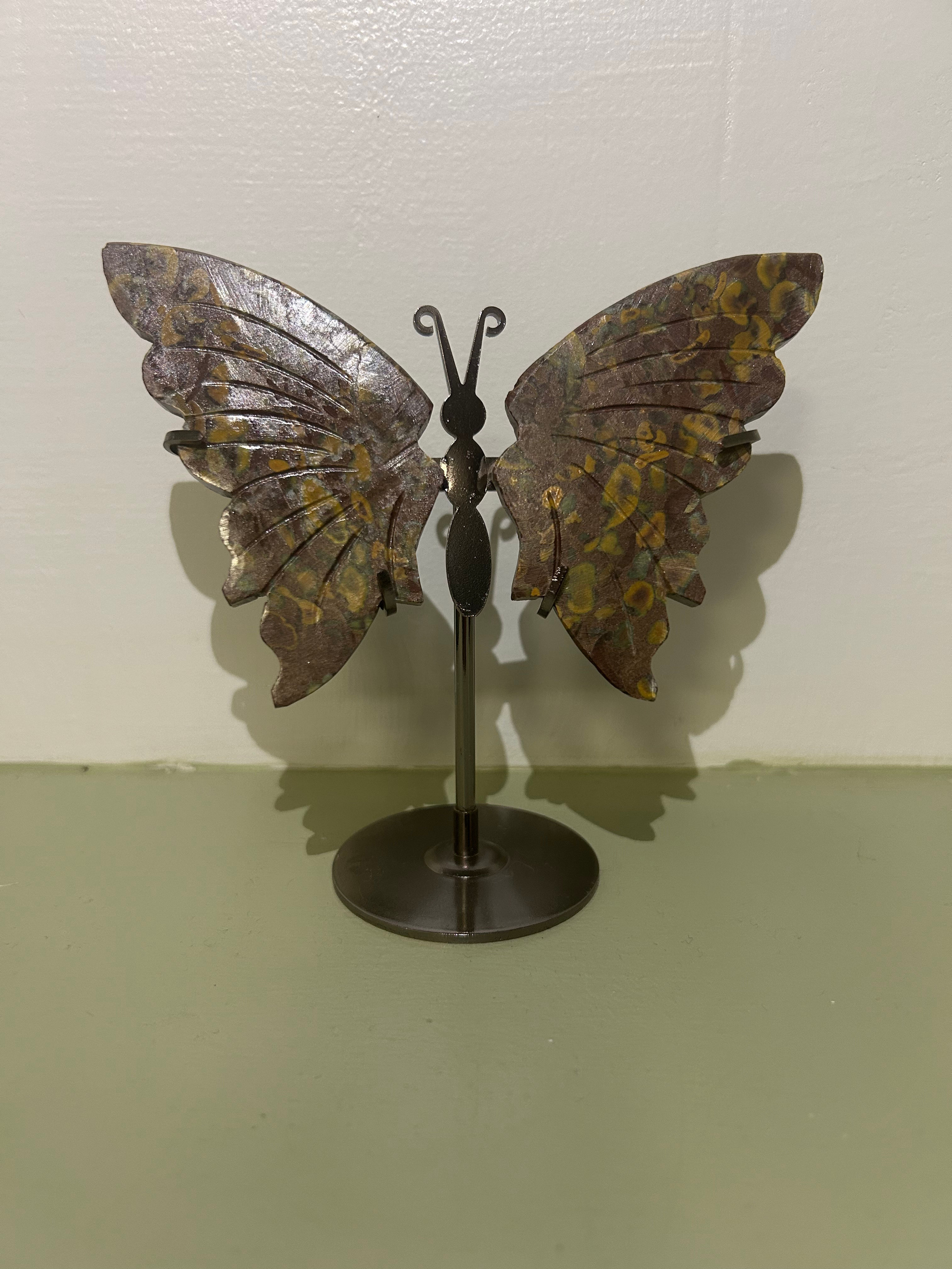 Leopard Skin Jasper Butterfly Wings