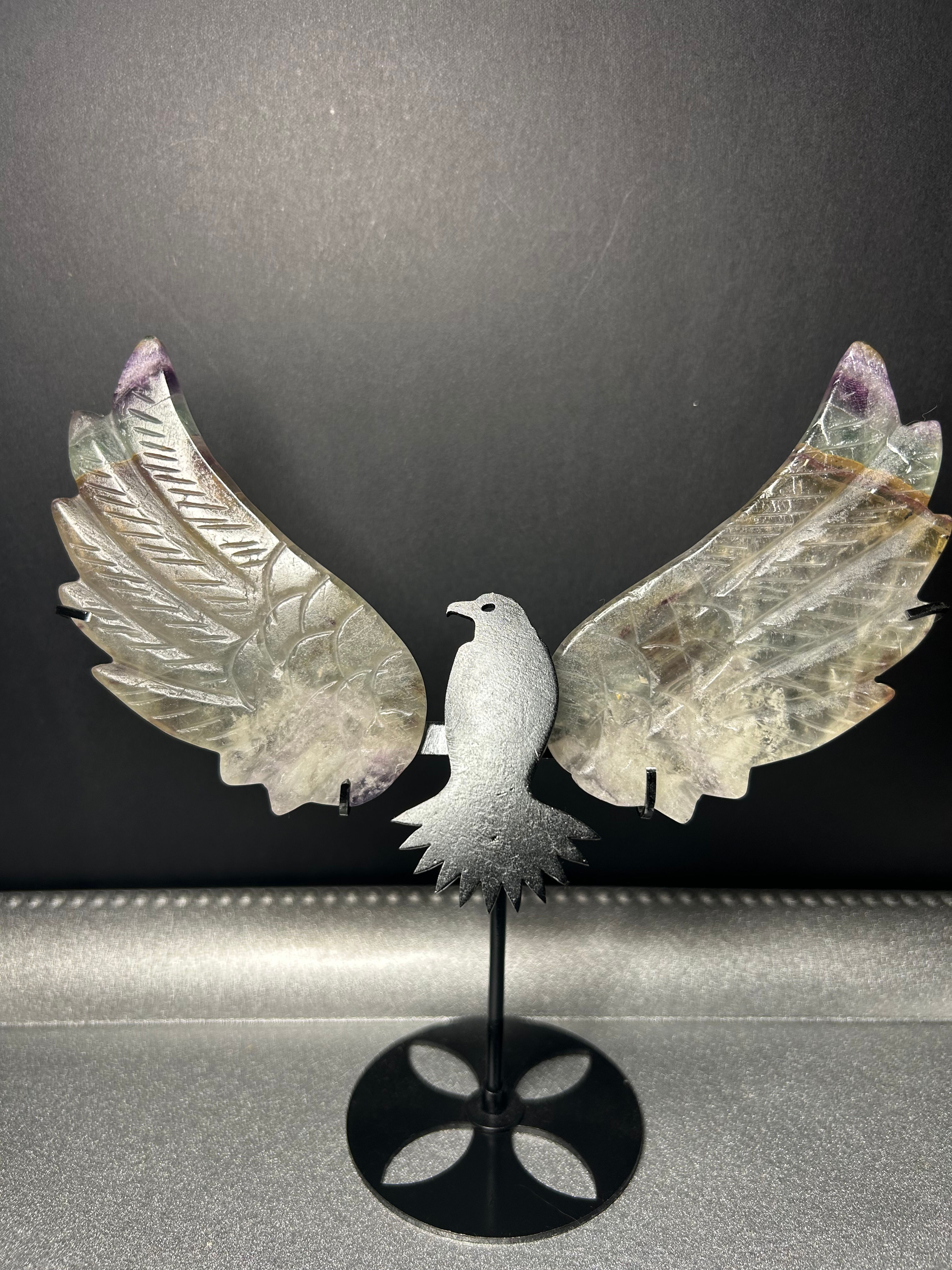 Fluorite Eagle Wings