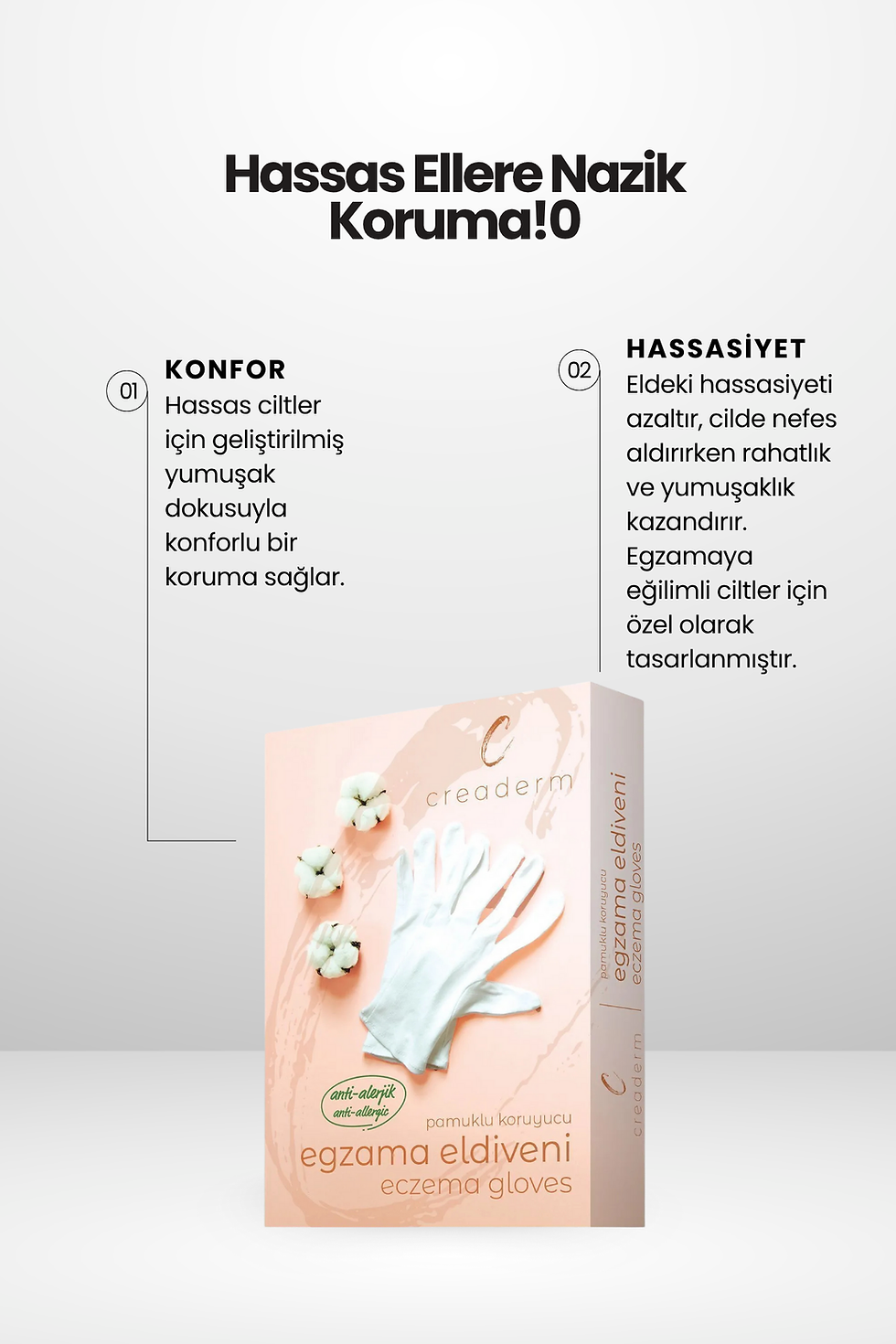 Küçük resim: Craderm Egzema Eldiveni