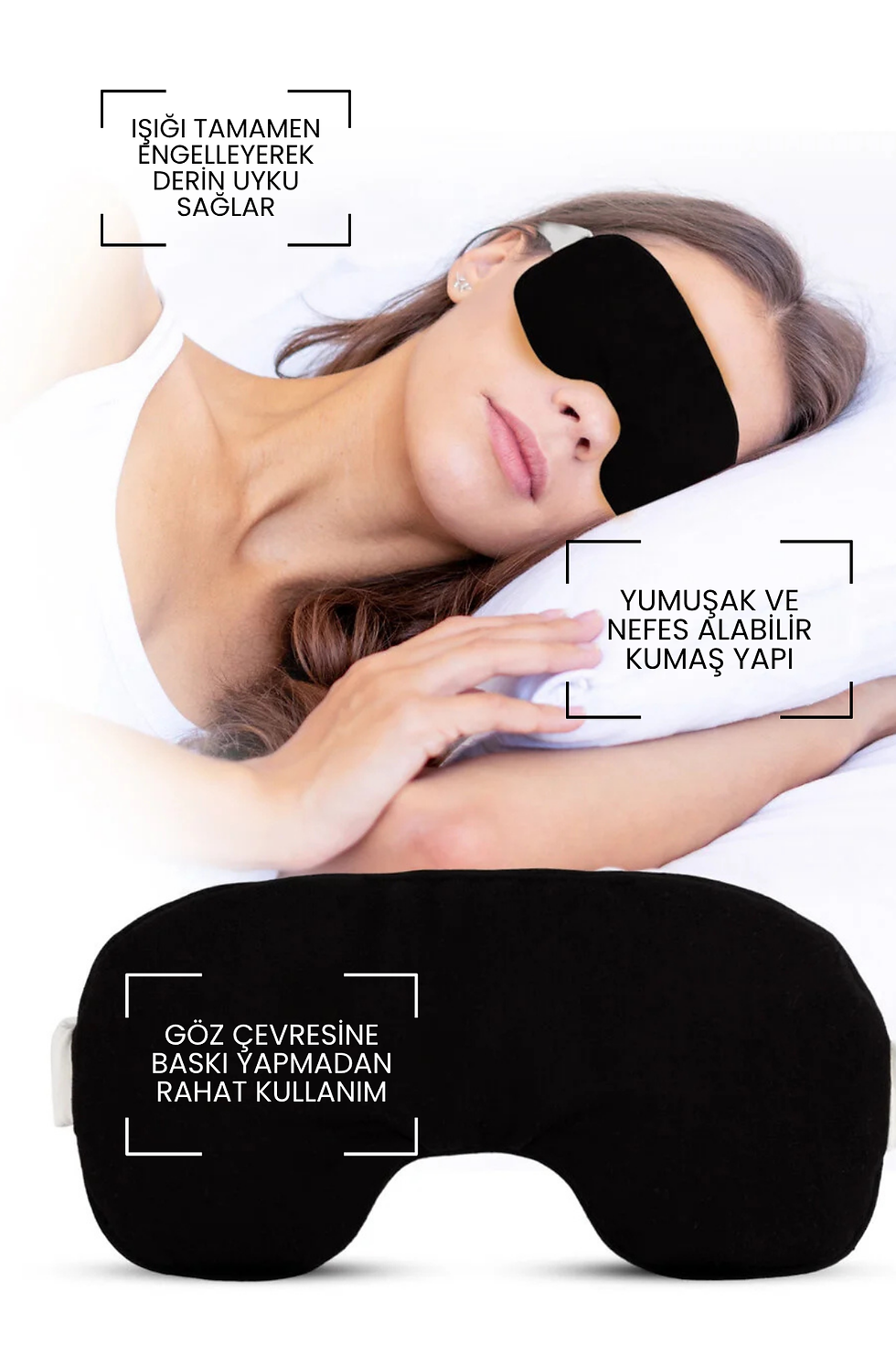 Küçük resim: Creaderm Uyku & Göz Bandı