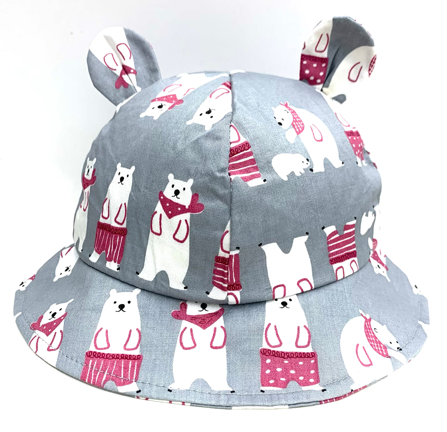 KAPD-4 Bucket Hat dziecięcy, popiel