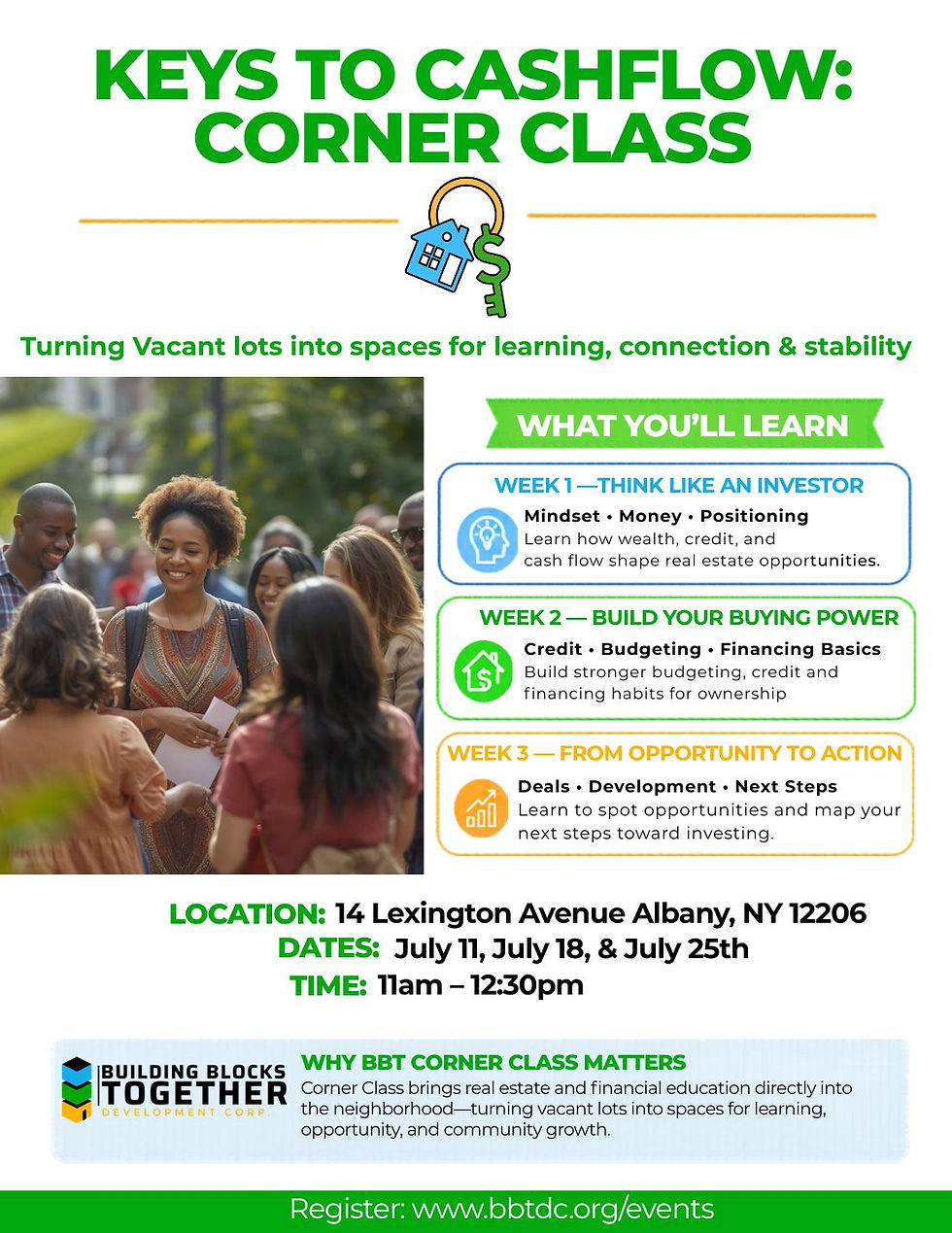 Keys To Cashflow: Corner Class