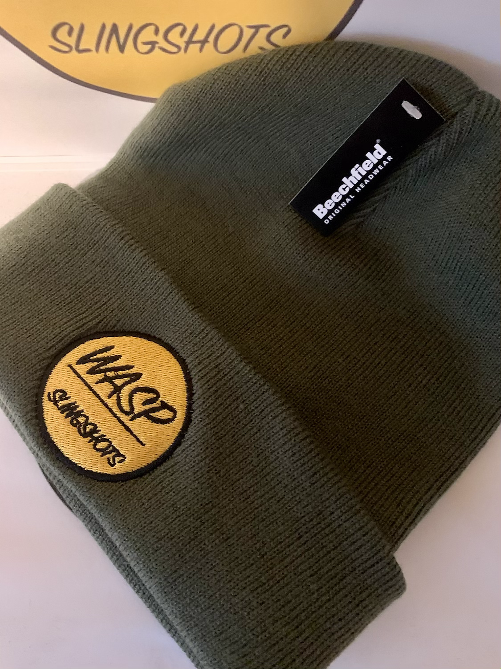 Miniatura: Gorro WASP com punho (4 cores)