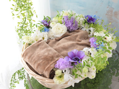 火葬可能なバスケットが使えるようになりました