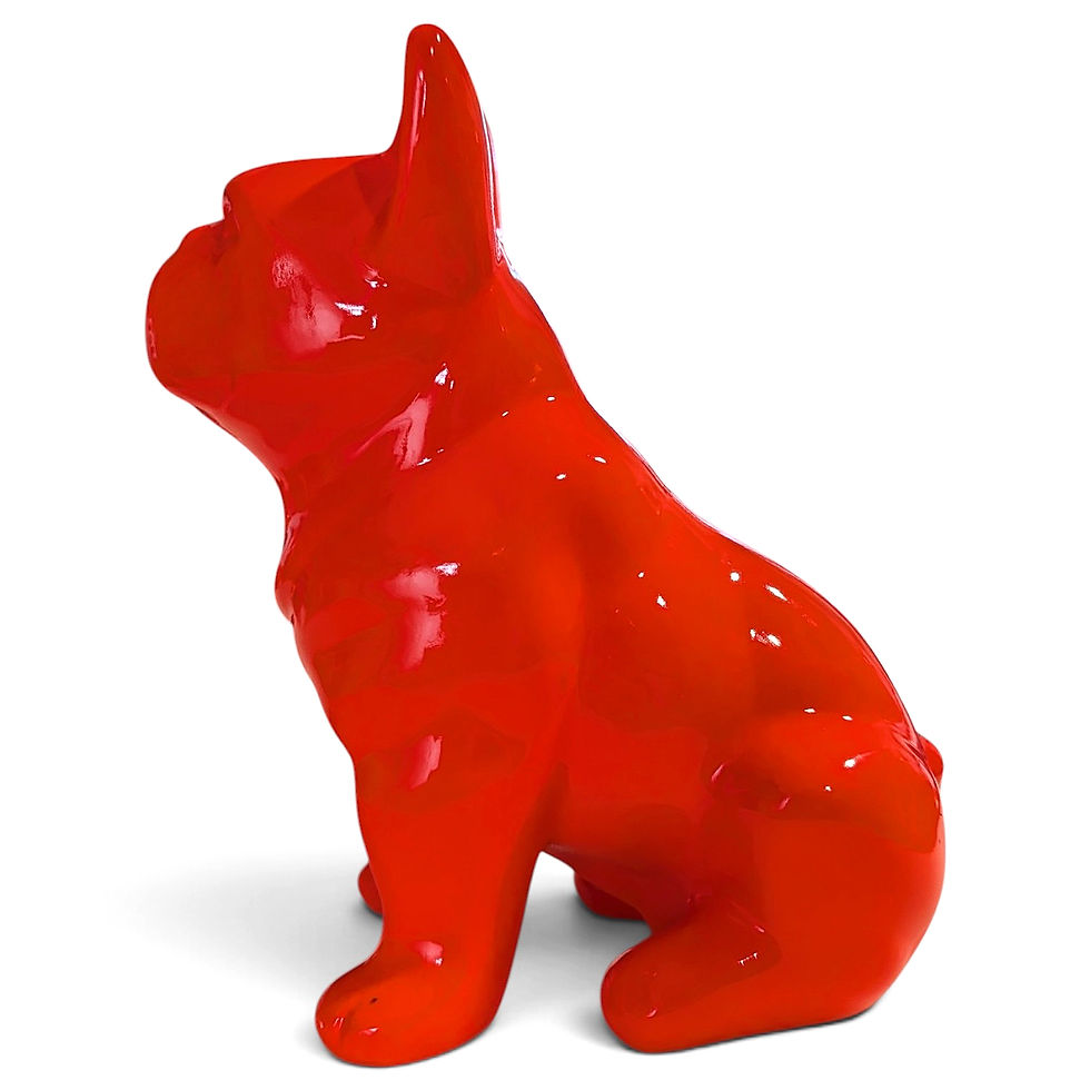 Thumbnail: A smooth and shiny figurine of an animal.