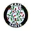 Thumbnail: "Hail Santa" Inverted Pentacle Christmas Light Enamel Pin