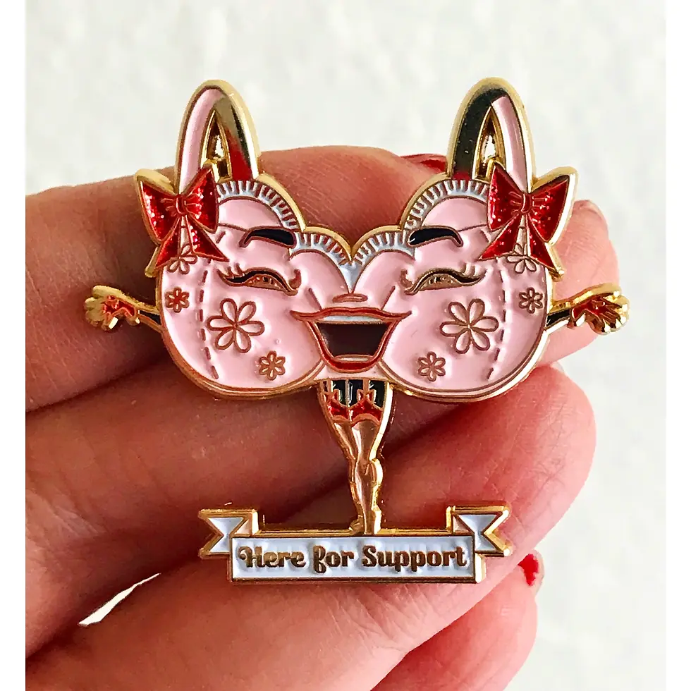 "Support!" - Soft Enamel Pin