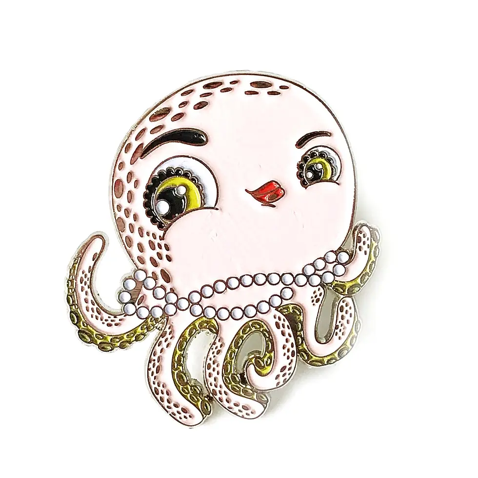 Cephalopod, Soft Enamel Pin
