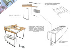 Desk for drawing