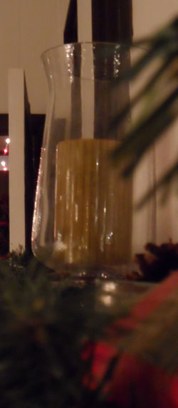 Candle on the Mantle