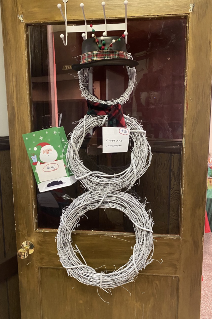 #30 Grapevine Snowman