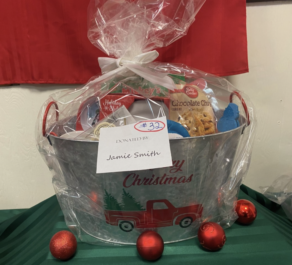 #32 Santa Cookie Prep Basket