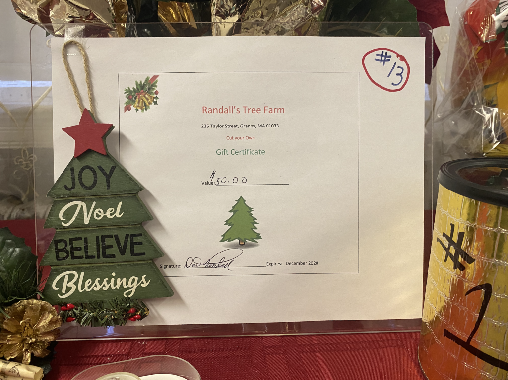 #13 Randalls Tree Farm $50 Certificate