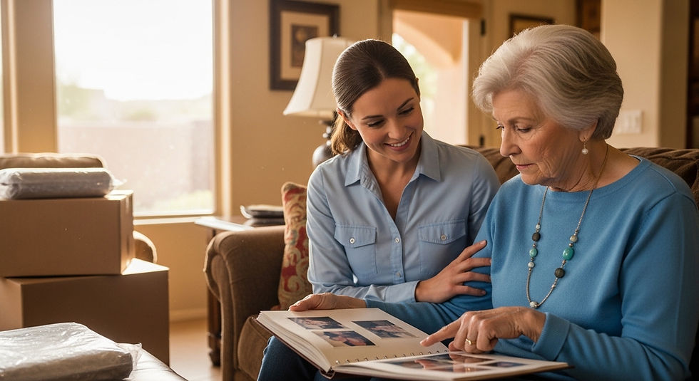 Compassionate support during moving after loss of spouse in Scottsdale