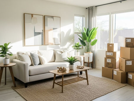 Organized and packed home in scottsdale ready for unpacking