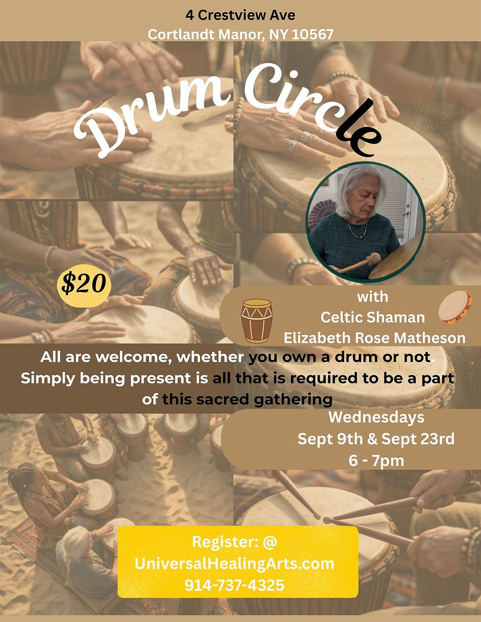 🥁 DRUM CIRCLE WITH ELISABETH MATHESON