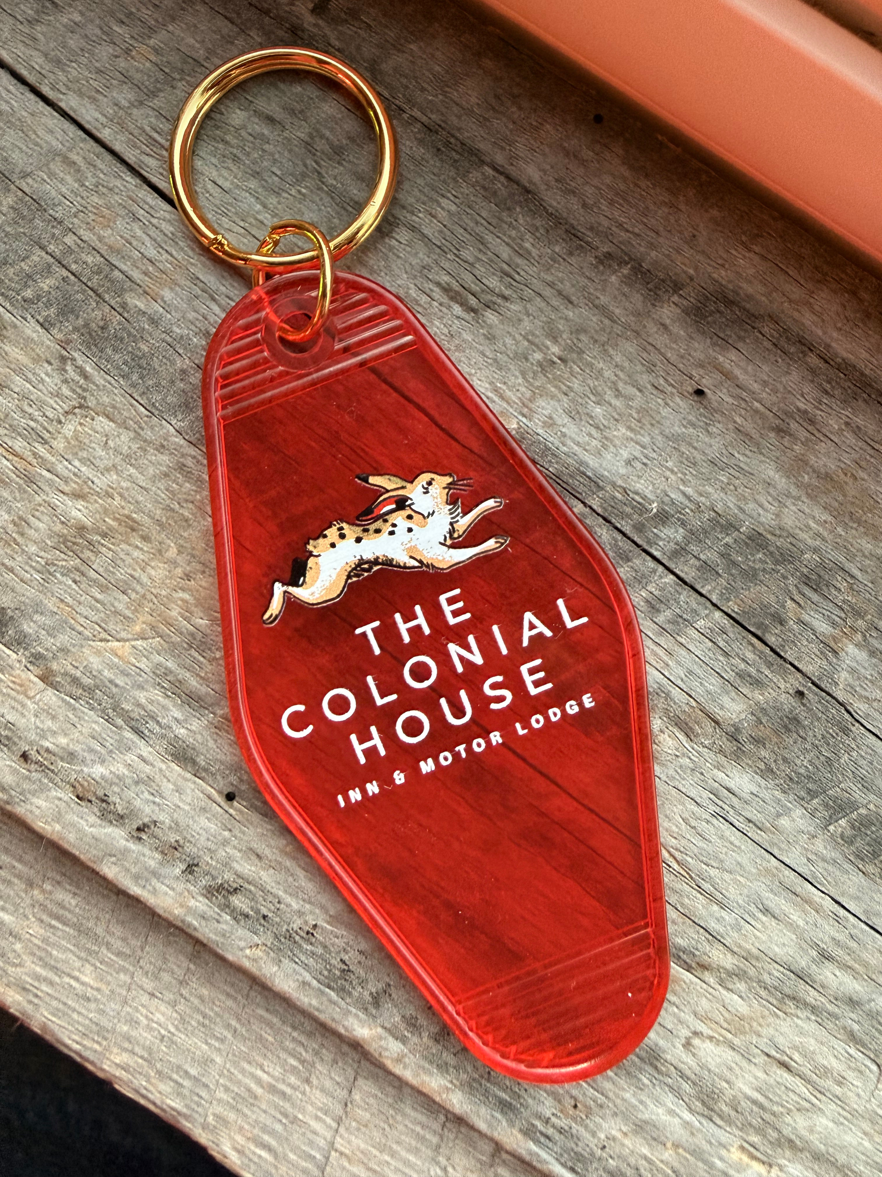 OG Colonial House Key Ring