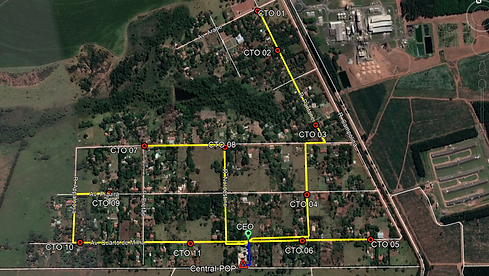 projeto gpon ftth