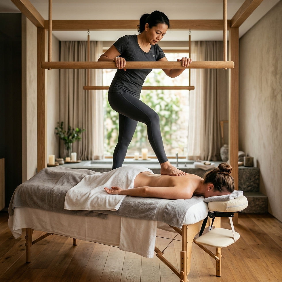 What is Ashiatsu Massage? Benefits, Pressure Levels & What to Expect