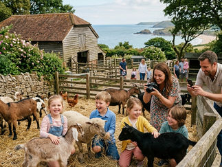The Petting Zoo Half Moon Bay Has at Lemos Farm is the Most Photogenic Spot on the Coastside