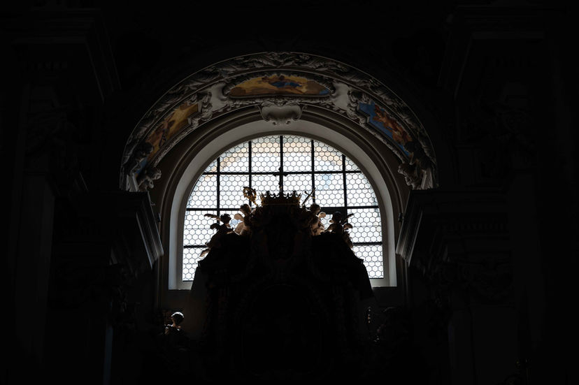 Kirchenfenster im Stephansdom in Passau