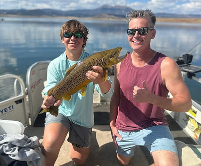 Captain Rob with a Client Catch
