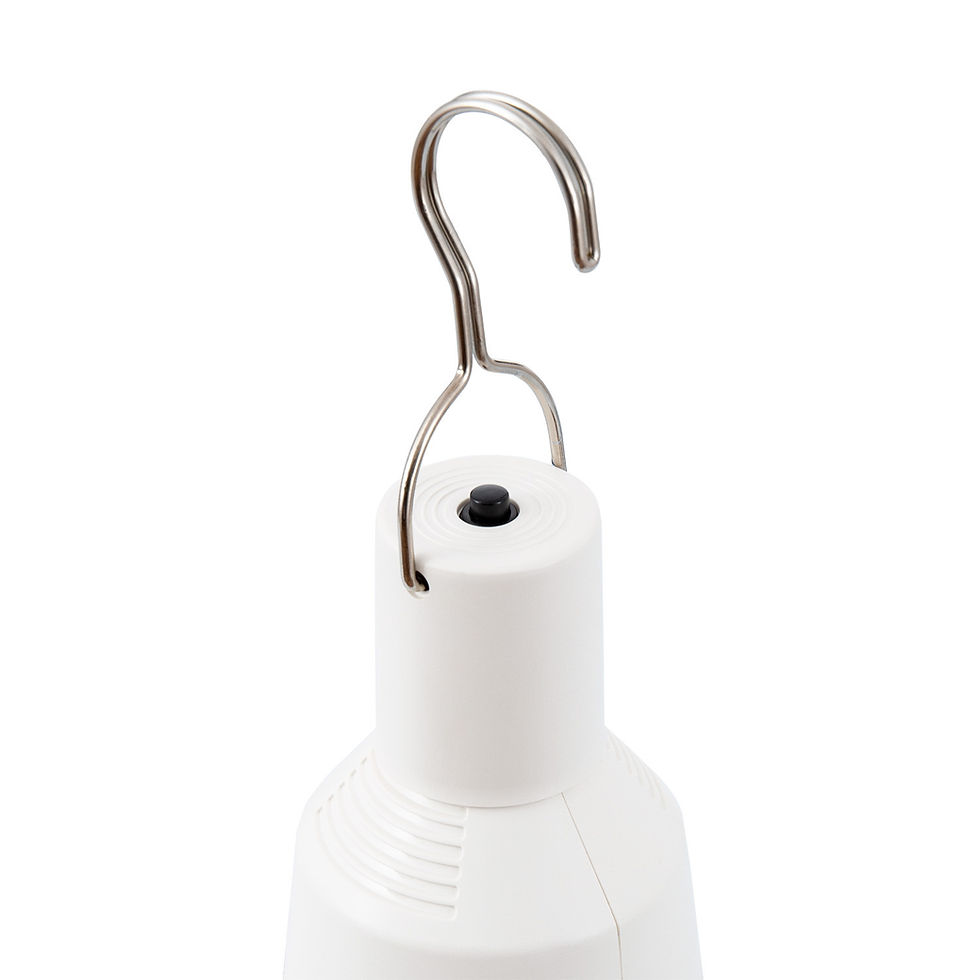 Miniatura: Lâmpada LED E27 7W Portátil com Carregador Solar