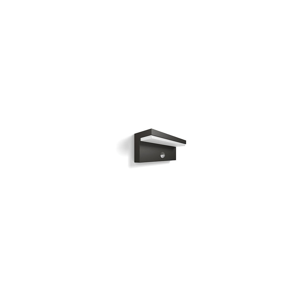 Miniatura: Aplique de Parede Exterior LED com Sensor de Movimento 2x4.5W PHILIPS Bustan