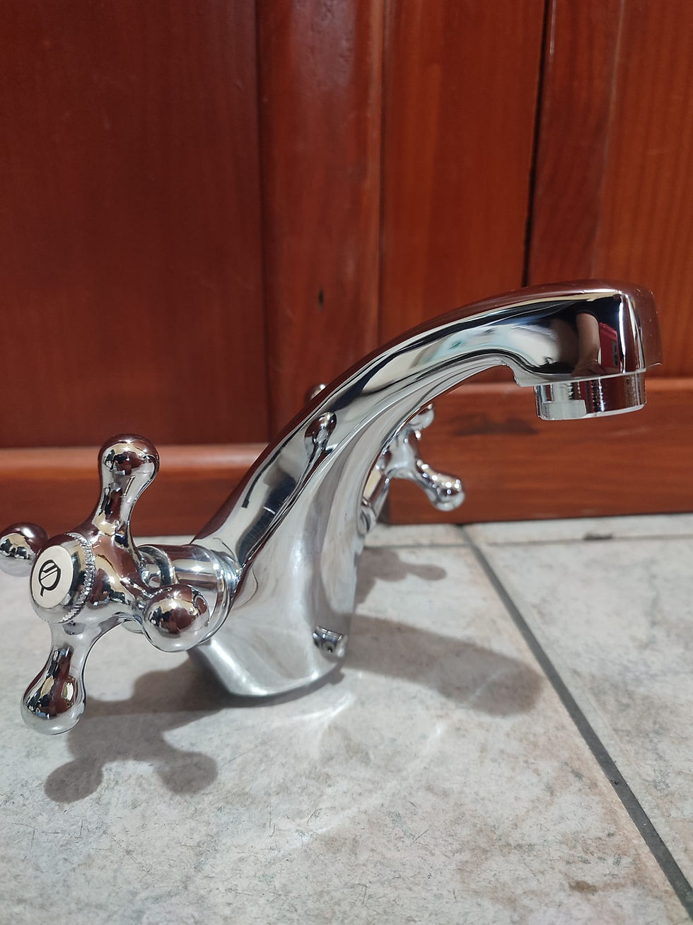 Miniatura: Monobloco de Lavatório Cromado