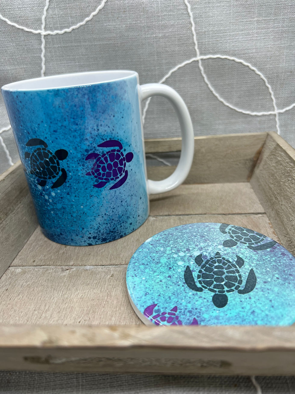 Thumbnail: Blue Turtles Swimming mug