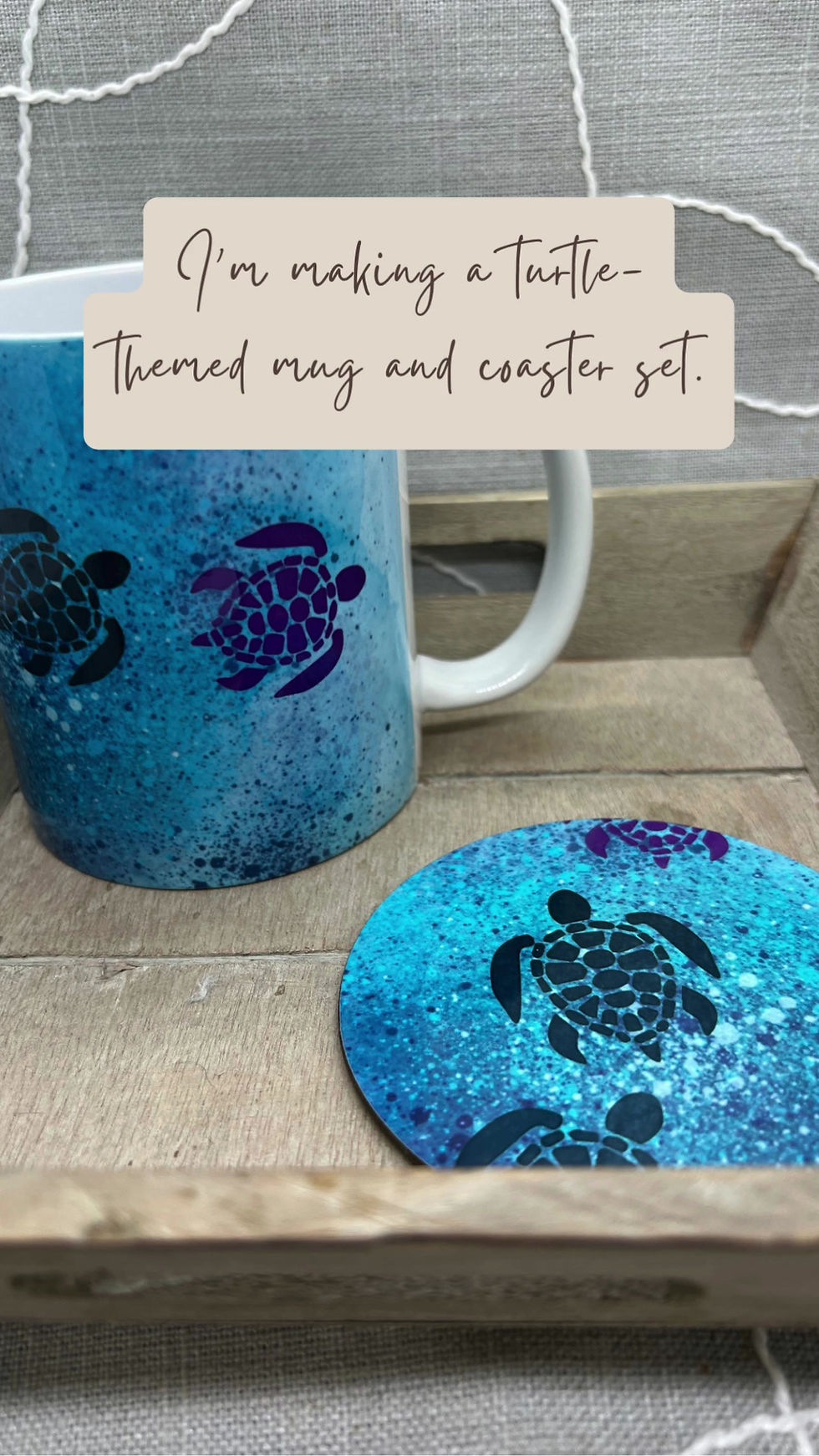 Thumbnail: Blue Turtles Swimming mug