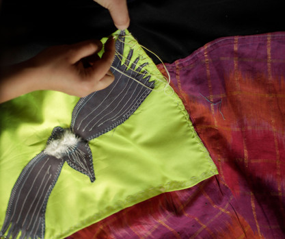 Detalle de Textil Colaborativo sobre la Unctad III