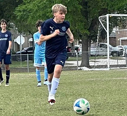 Ponte Vedra Soccer Club (PVSC) youth players training during practice