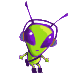Alien Jumping and Falling.gif