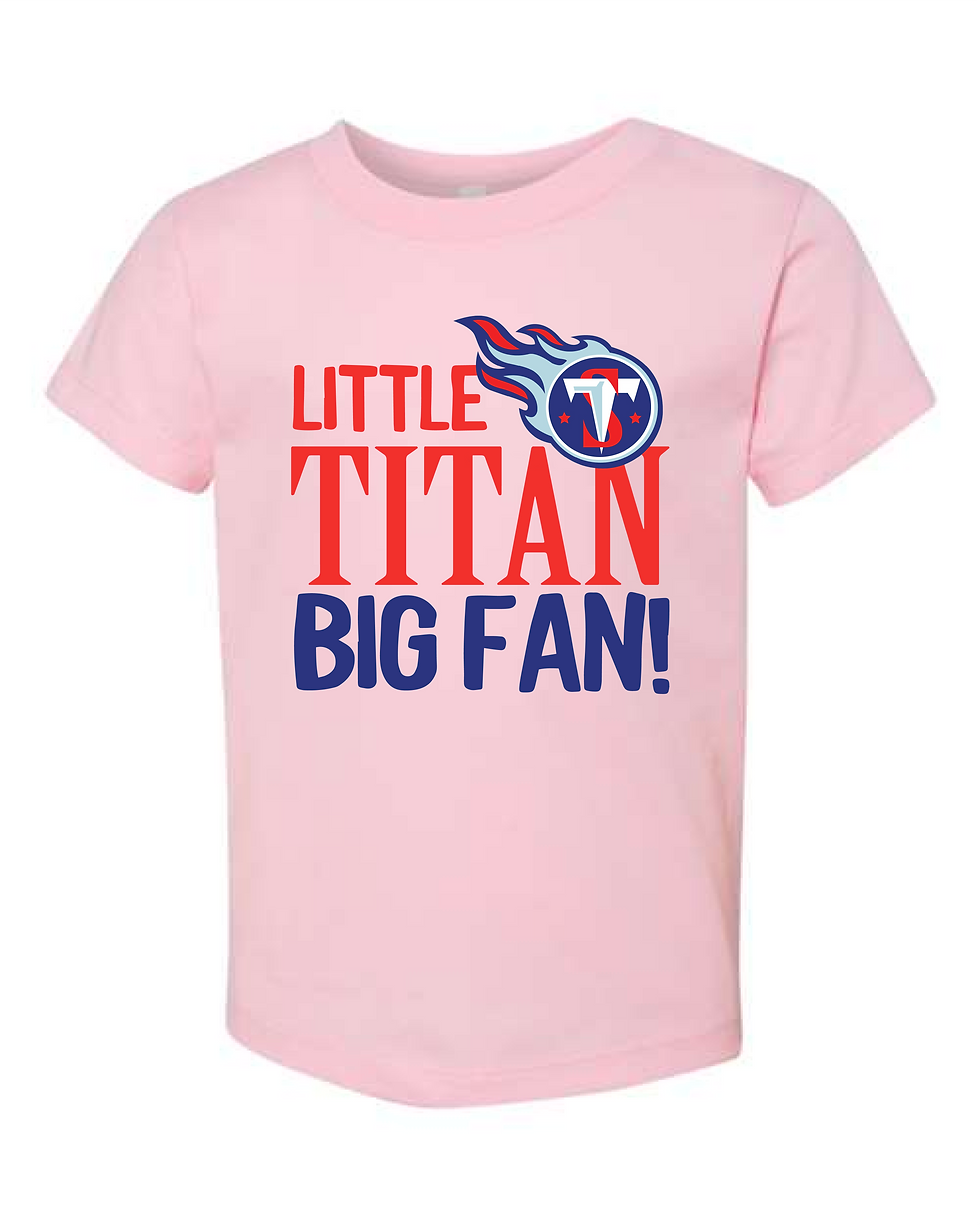 Little Titan Big Fan Toddler Tee