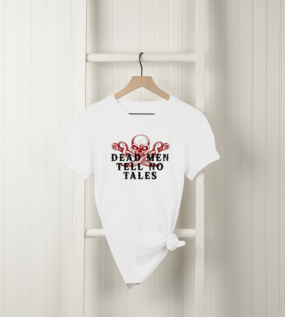 Dead Men Tell No Tales Gasparilla Tee Shirt - Gasparilla Collection