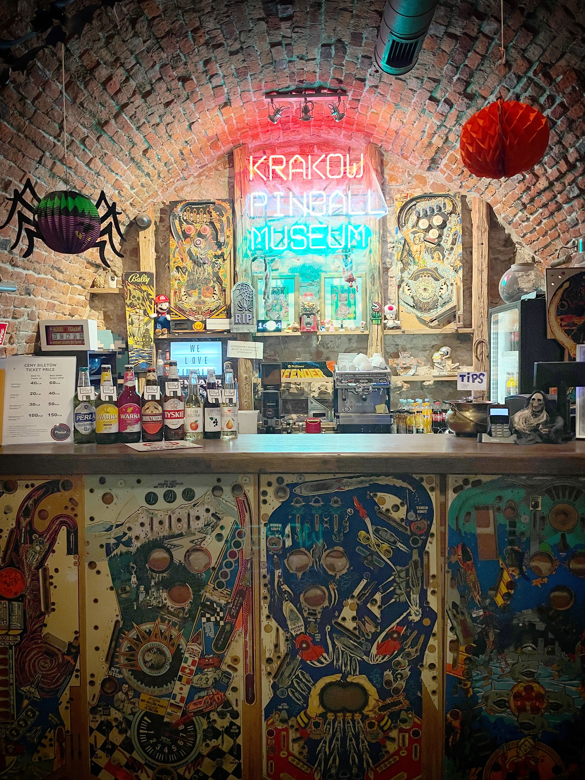 Kraków Pinball Museum, Kraków, Poland |Black and white travel photography  |  Limited edition wall art prints  |  Travel blog | © kpm photo art