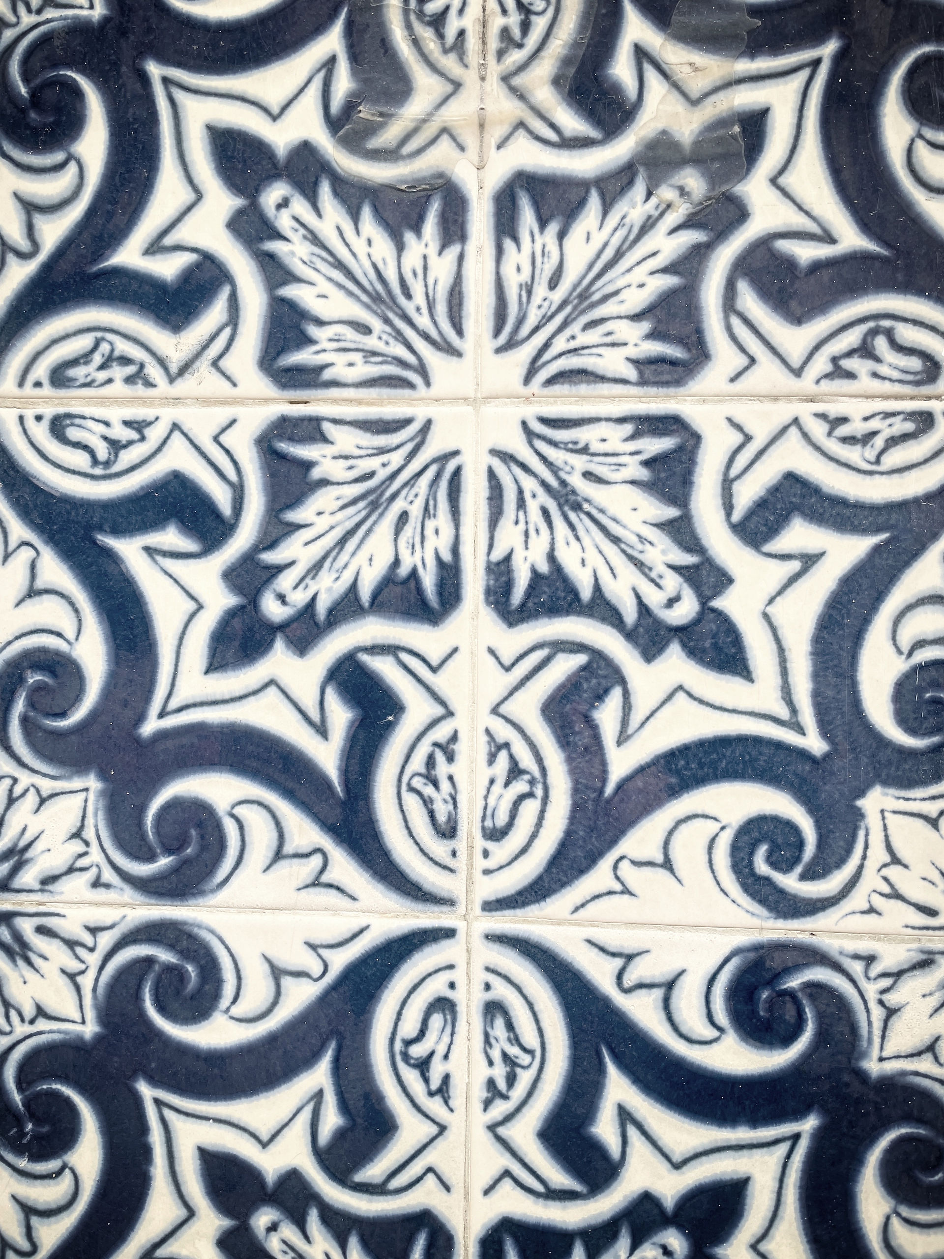 Azujelos, blue and white tiles, Porto, Portugal
