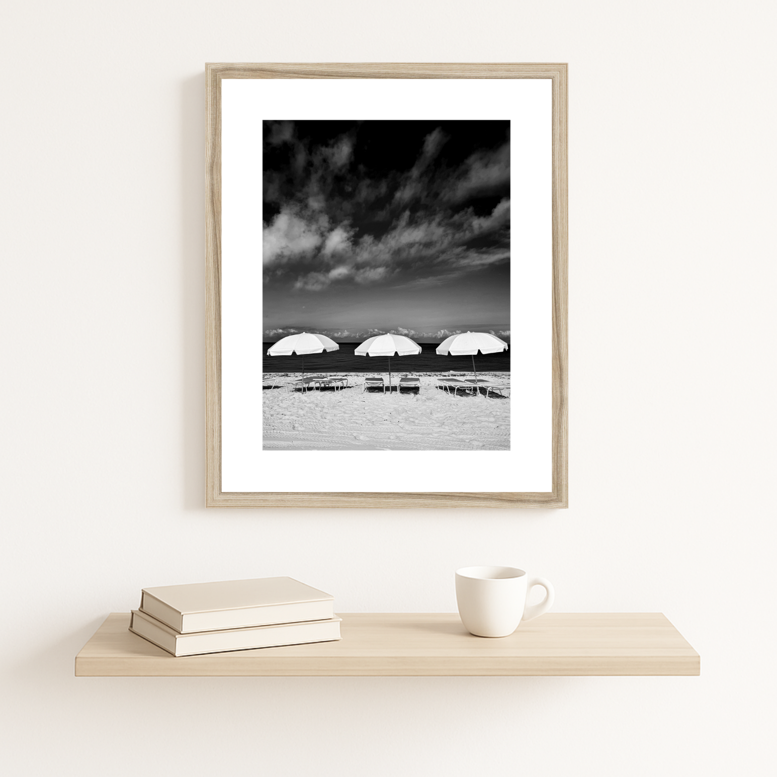 Triple Parasol Joy | Black & White Fine Art Print
