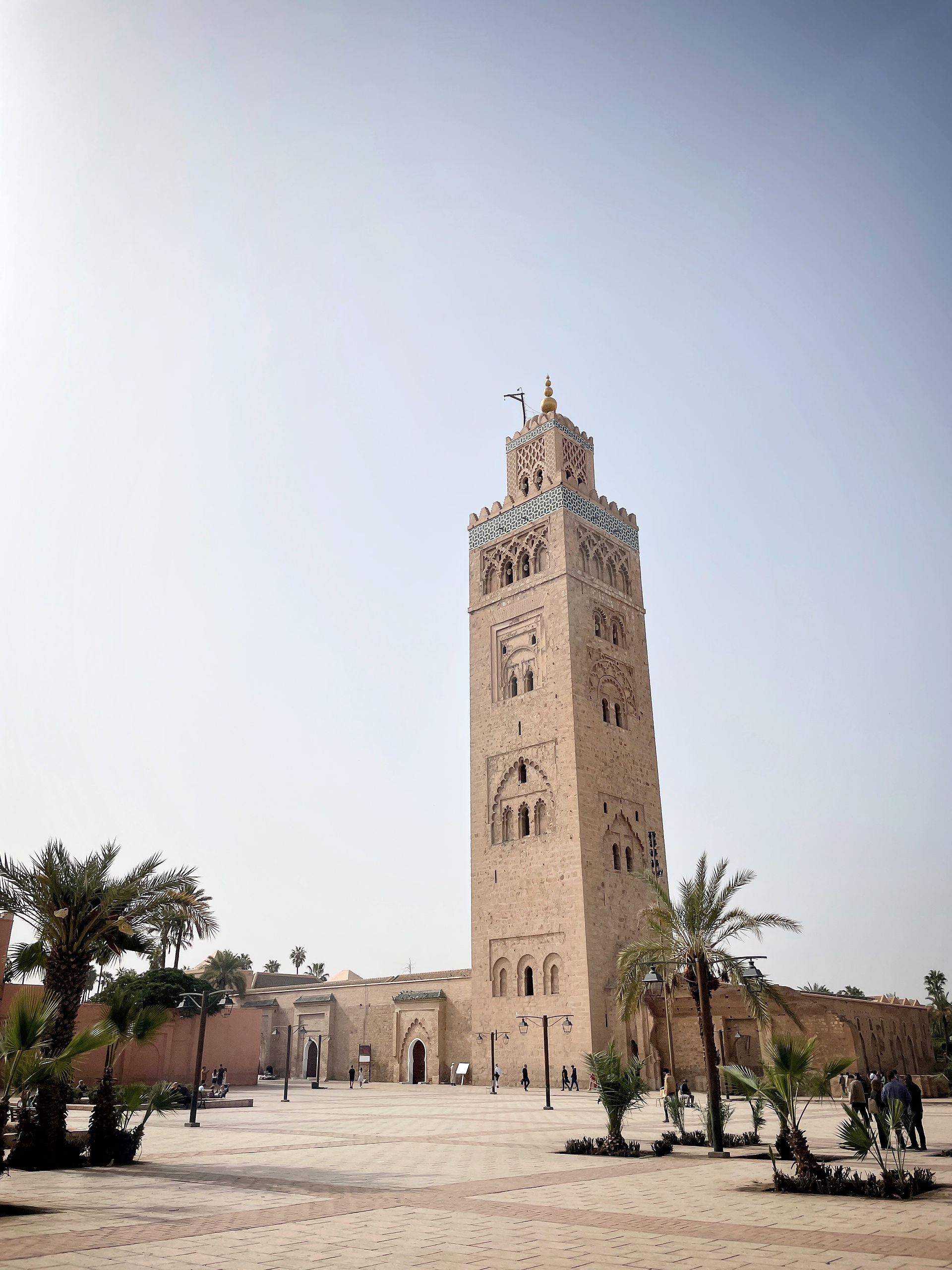 Koutoubia Mosque,  Marrakesh, Morocco | Black and white travel photography  |  Limited edition wall art prints  |  Travel blog | © kpm photo art