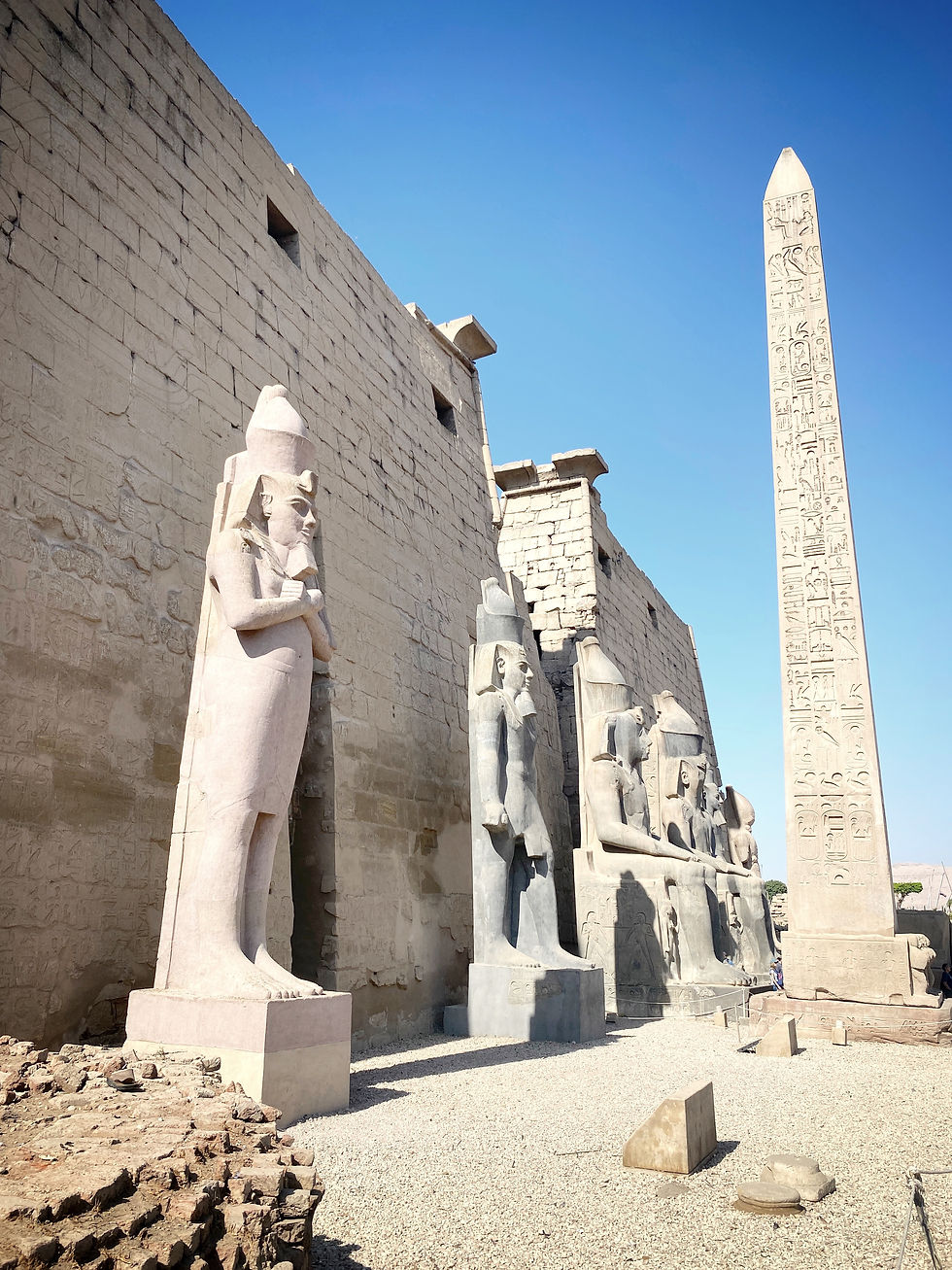 Luxor Temple Obelisk, Luxor, Egypt -Black and white travel photography | Limited edition wall art prints | Travel blog | © kpm photo art