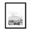 Thumbnail: Black and white minimalist photo print of Parisian rooftops with clouds in Paris, France