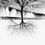 Thumbnail: Roots and Wings | Minimalist Black & White Nature Photography Print