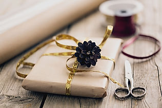 Geschenk verpackt
