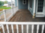 Wood Plank Stamped Concrete Porch