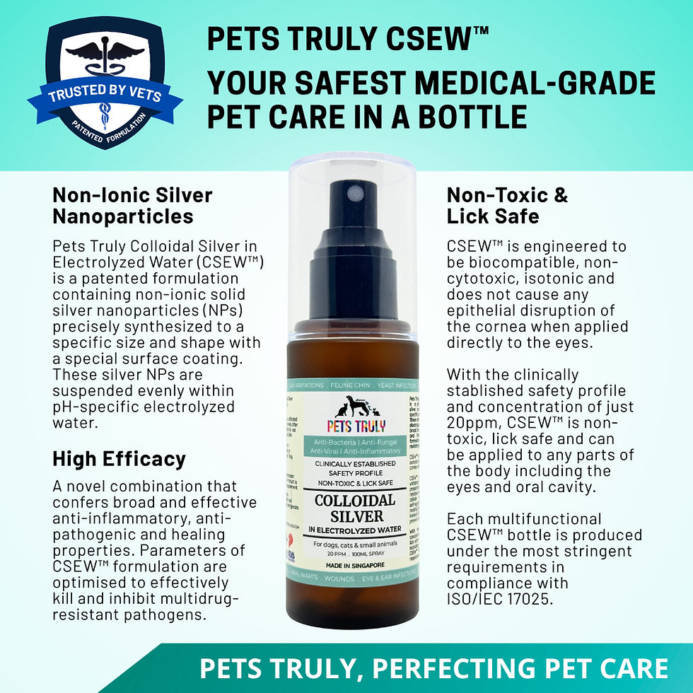 Thumbnail: [New] Pets Truly Colloidal Silver in Electrolyzed Water (CSEW™) 100ml Spray