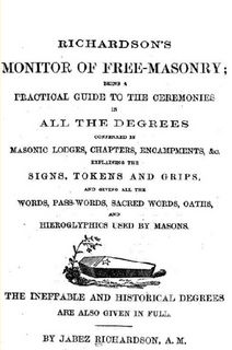 Richardson's Monitor of Free-Masonry 1860