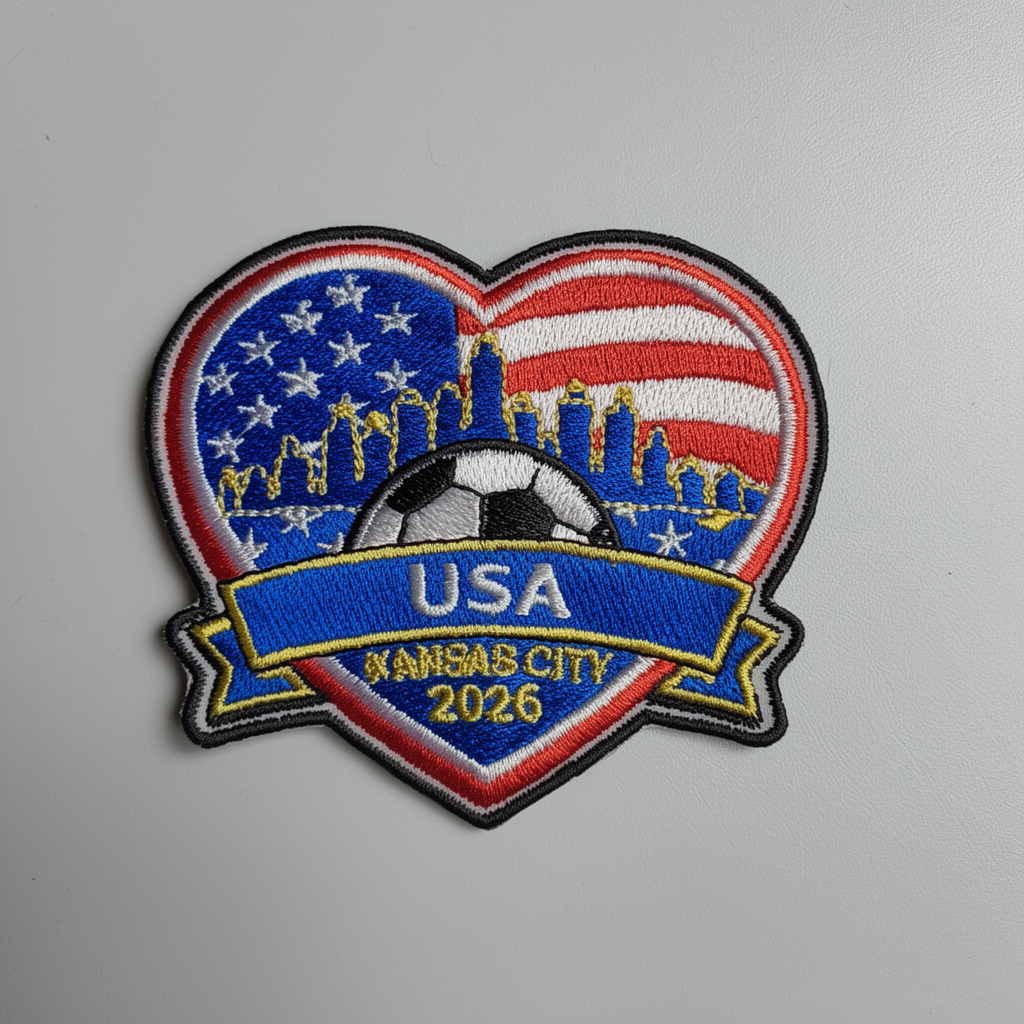 America in Kansas City Heart Patch