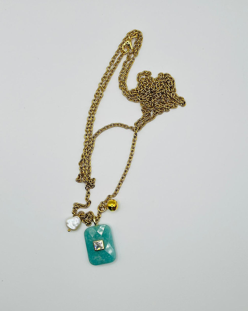 Miniatura: Catena acciaio con ciondoli